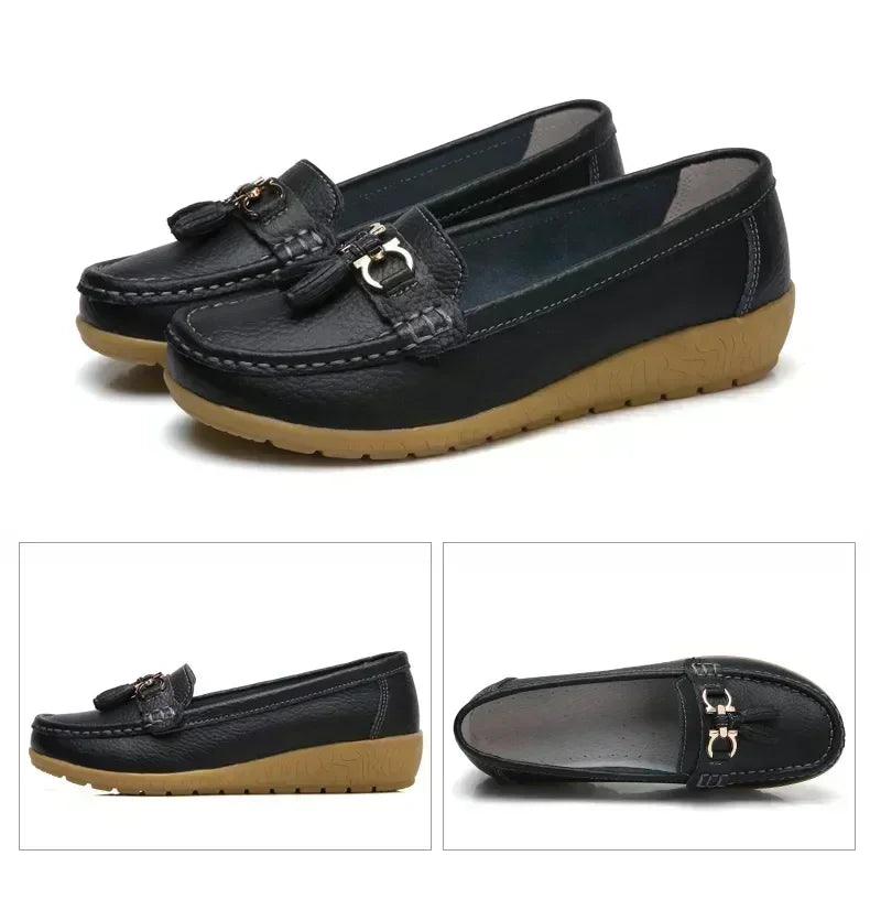 Women slip on loafers flat shoes moccasins casual sneakers