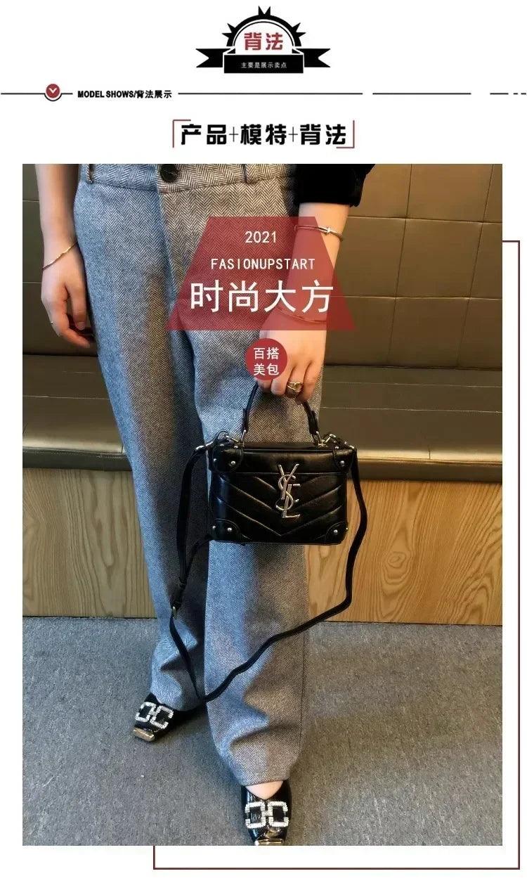 Popular and elegant women’s crossbody bag handbags messenger in premium leather by designer