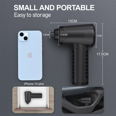 Compressed Air Duster Electric Rechargeable Cordless Air Blower Compressed Air For Cleaning Computer Keyboard Camera Car Home