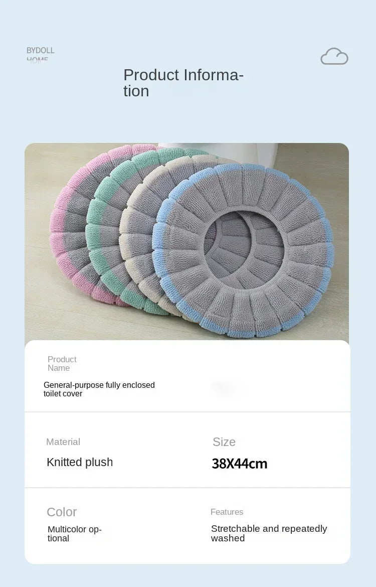 Winter toilet seat cushions bathroom toilet seat cushions handle thicker soft washers with toilet seat insulation accessories