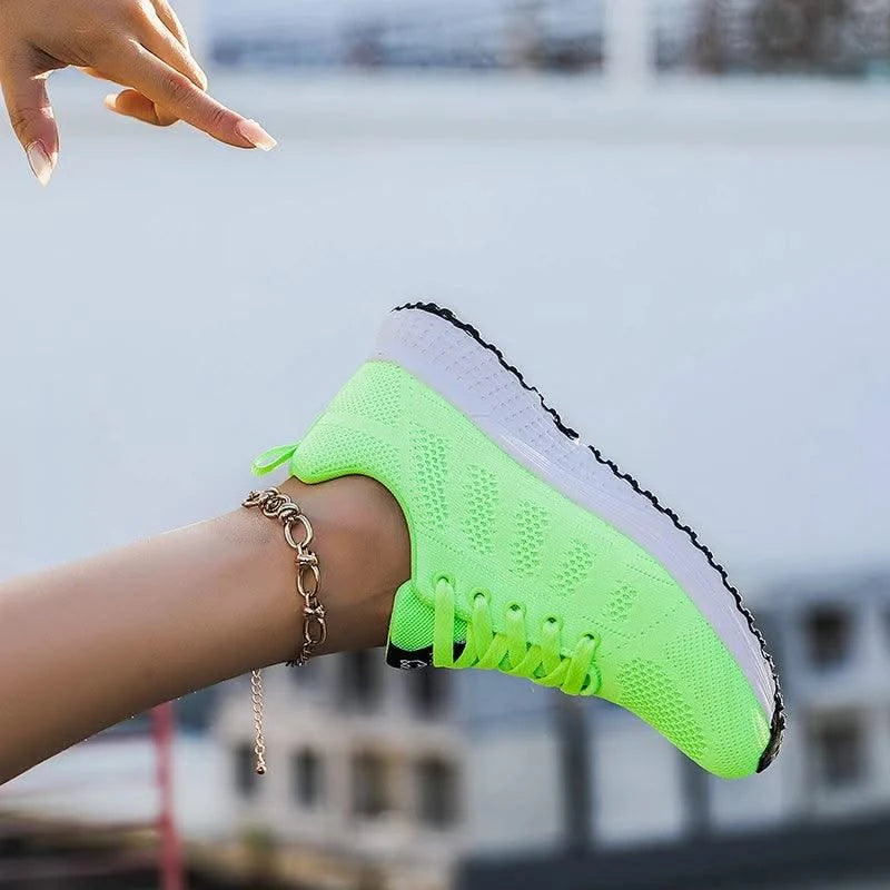 Women Sports Shoes for Women 2023 Casual Tennis Shoes Breathable Walking Mesh Platform Running Shoes Sneakers Female Footwear