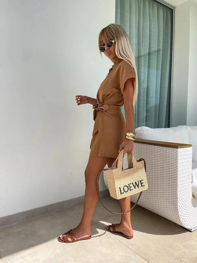 Jumpsuit Women Overalls Letter Print V Neck Cotton Linen Bodysuits Loose Trousers Summer Romper Sexy Streetwear Elegant Bodysuit