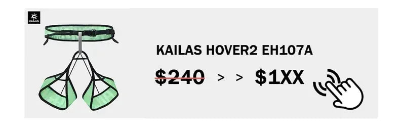 KAILAS Rock Climbing Descender 8 Descend Ring Downhill Eight Ring with Bent-ear Rappelling Gear Belay Device EquipmentK EB101