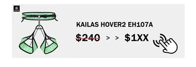 KAILAS Rock Climbing Descender 8 Descend Ring Downhill Eight Ring with Bent-ear Rappelling Gear Belay Device EquipmentK EB101