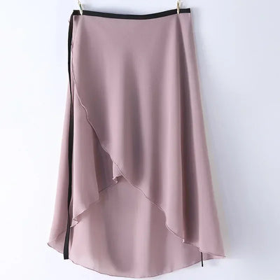 Gymnastics Ballet Wrap skirt girls chiffon skirt Ballet practice skirts national dance wear Teachers dance dress for women