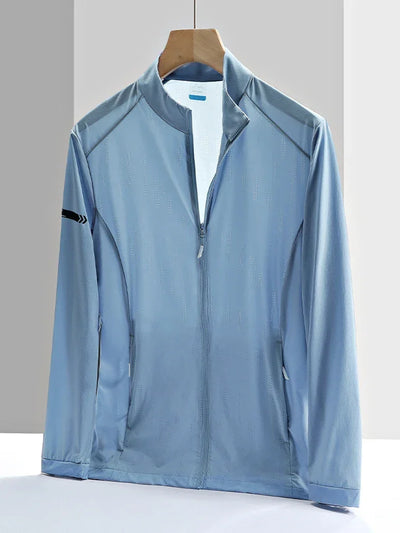 Summer Men's Jackets UV Blocking Skin Coats UPF40+ Sunscreen Outdoor Clothing Sun Protection Thin Windbreakers Big Size 8XL