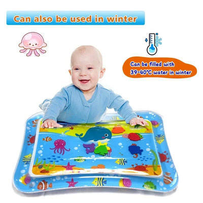 Baby Water Mat Inflatable Cushion Infant Toddler Water Play Mat for Children Early Education Developing Kid Toys Summer Play Mat