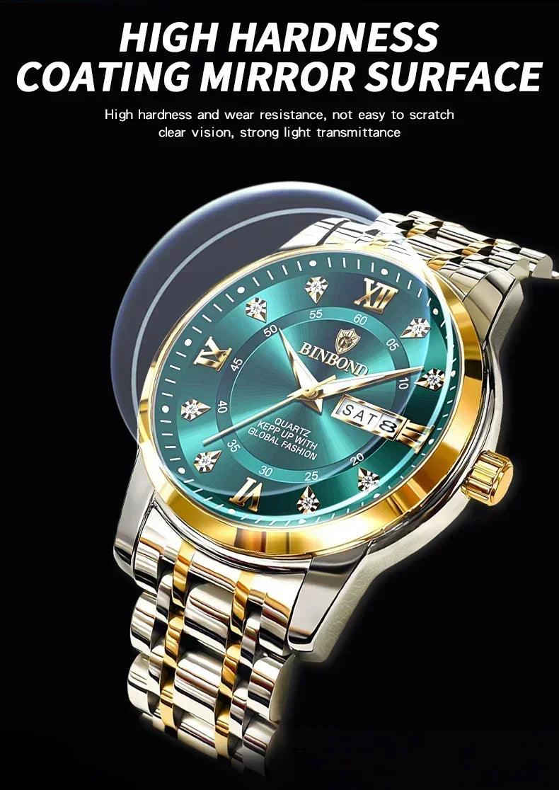 2025 top brand luxury fashion diver watch men 30atm waterproof date clock sport watches mens quartz wristwatch relogio