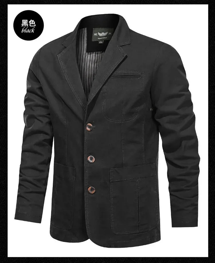 2025 Spring Autumn Blazers Men Fashion Slim Casual Business Handsome Suits Brand Men's Blazers Tops