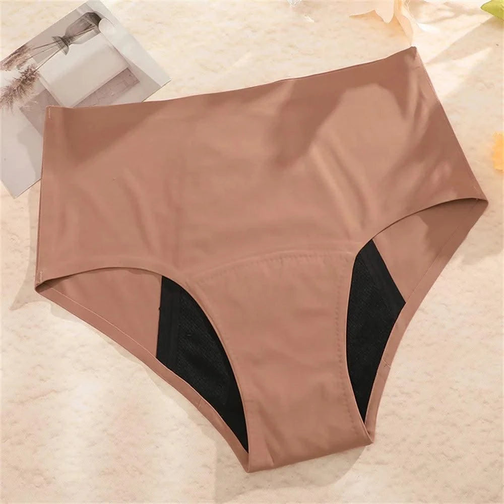 Seamless High Waist Menstrual Panties Women Physiological 4 Layers Leak Proof Underwear Sexy Briefs No Trace Breathable Panties