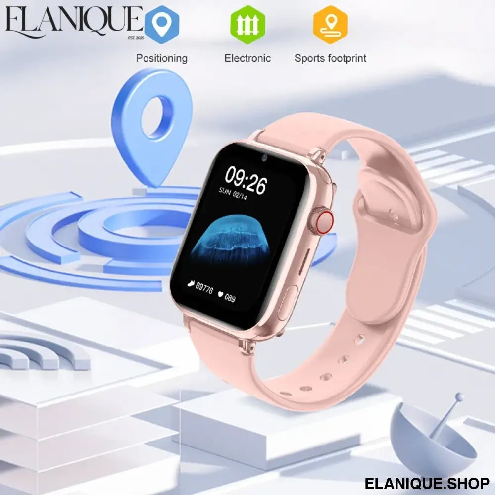 Lenovo 4G Kids Smart Watch – SIM Card, GPS, HD Camera & SOS | IP67 Waterproof