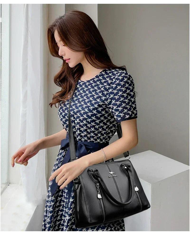 Luxury handbags woman bags designer big shoulder for women’s 2024 trendy large capacity ladies leather hand casual tote