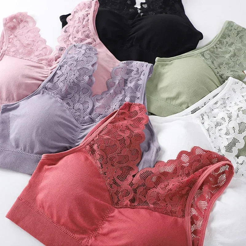 Women Bra Lace Wireless
