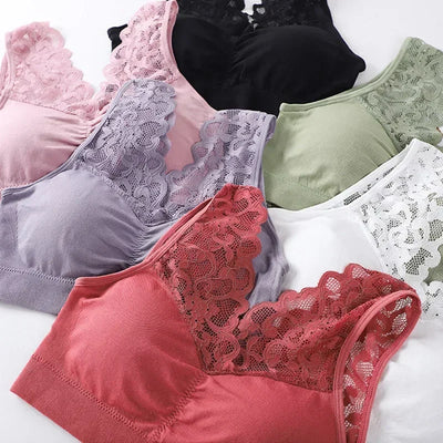 Women Bra Lace Wireless