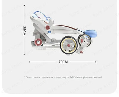 Baby stroller 0 to 3 years High view Shock absorption four wheels stroller folding Can sit or lie down lightweight baby stroller