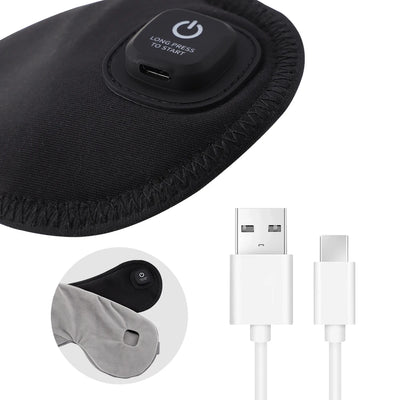 Electric Vibration Eye Massager Heated Eye Mask Wireless Relieve Eye Strain Dark Circles Dry Eye Fatigue Relief Sleeping Mask