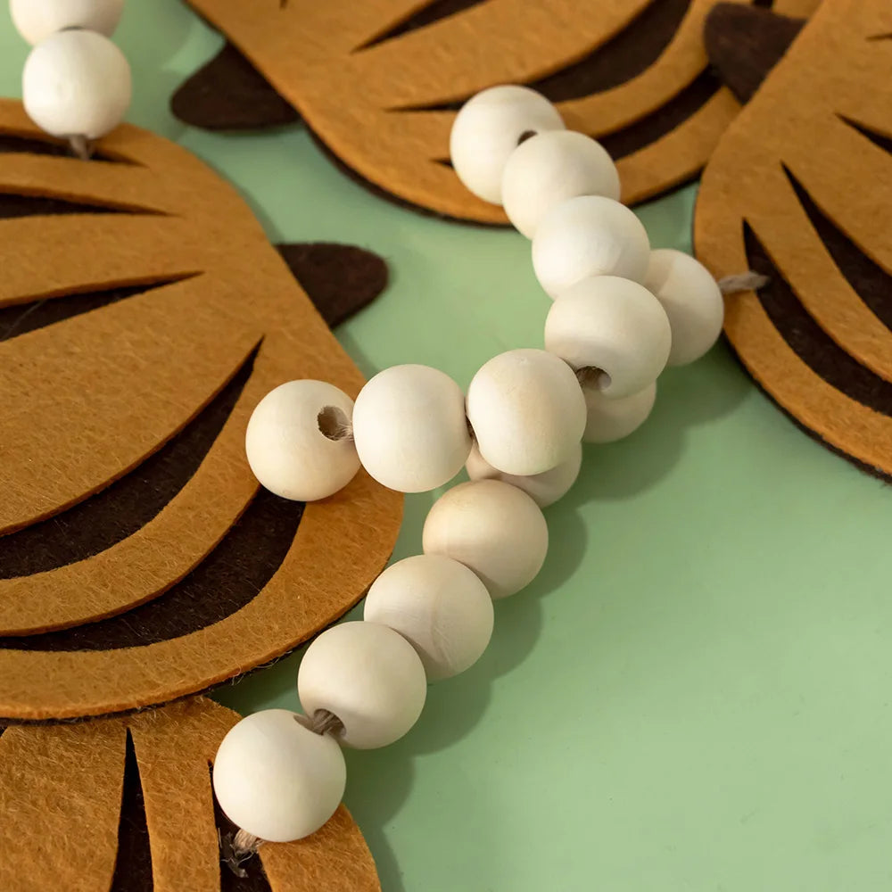 Thanksgiving Fall Pumpkin Banner Happy Halloween Party Fireplace Mantle Wall Home Patio Garden Decoration Autumn Decor Supplies