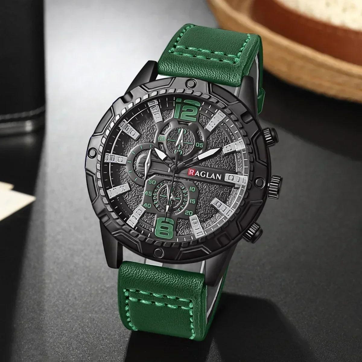 Top brand watch for men fashion watches leather strap clock man wristwatch gift relogio masculino reloj hombres