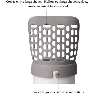 Cat Litter Shove Pet Litter Sifter Portable High-capacity Pets Cleanning Tool Detachable Pet Items with Refill Bag Cats Supplies