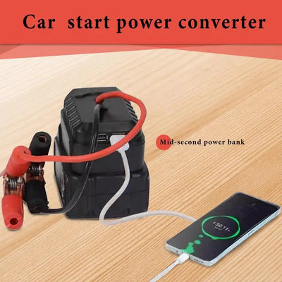 Car Jump Starter Portable Jump Starter Lithium Battery Jumper Box  Battery Pack Quick Charging Automotive Booster withDouble USB