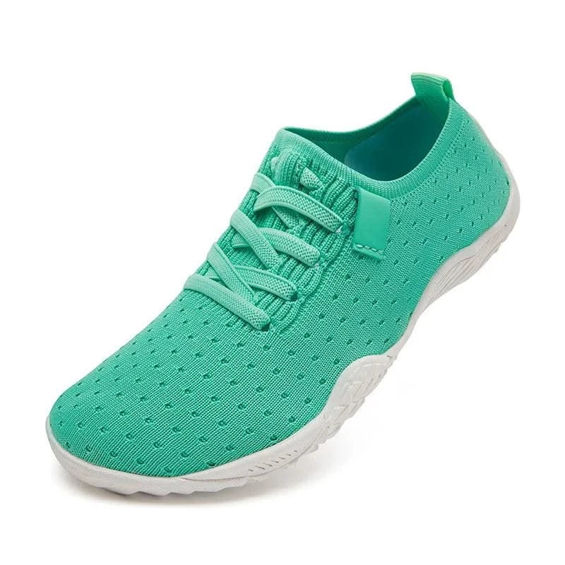 Women's Wide Toe Shoes Barefoot Inspired Sneakers Anti Slip Soft Sole Casual Walking Footwear Lightweight Comfortable Design