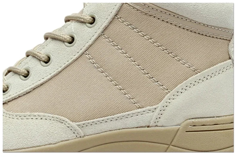 Men's Low Top Tactical Boots Outdoor Desert Climbing Sports Hiking Shoes Field Training Combat Boots Male Work Safety Shoes