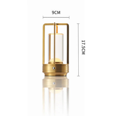 Lantern/lantern Modern Design USB LED Table Lamp Touch Switch Night Light With Rechargeable Battery for Restaurant Hotel Use