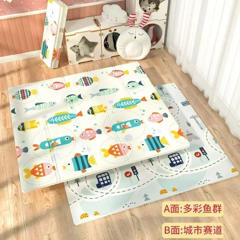Baby Play Mats Activities Mats For Baby Game Mats Waterproof Children's Rug Kids Crawling Play Floor Carpets משטח פעילות לתינוק