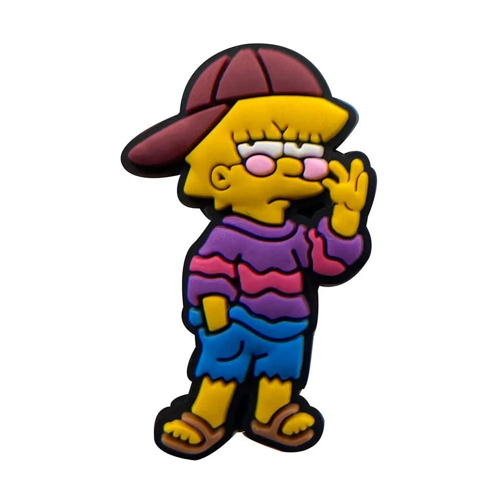 Single Sale 1pcs Cartoon Funny Shoe Charms PVC Accessories DIY Shoe Decoration For Clog Sandal Kids X-mas Gifts