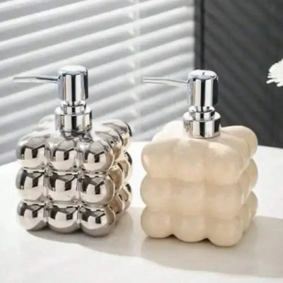 Liquid Soap Household 280ml Body Wash Shampoo  Dispenser Bottle Bathroom Accessories Dispenser Press Separated Bottle Ceramic