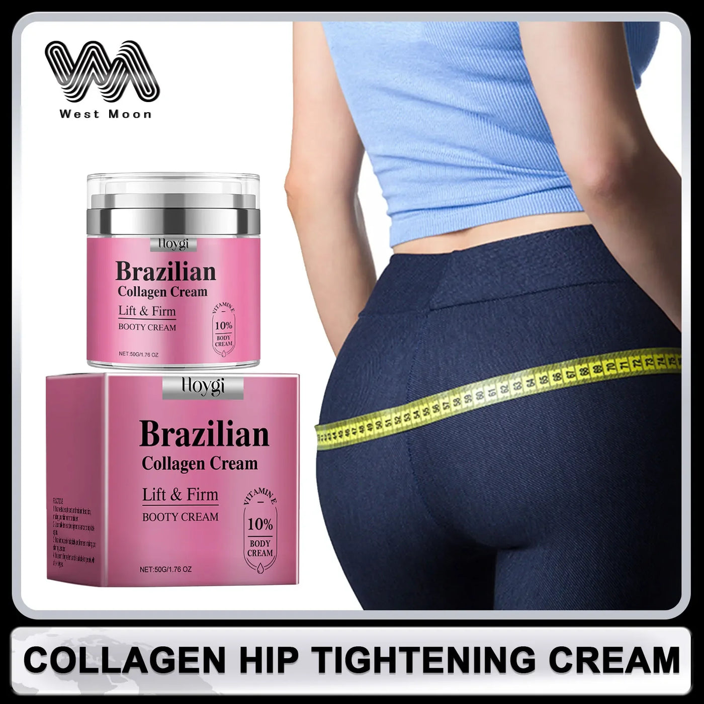 Hip Firming Cream Firming Improve Skin Sagging Increase Elasticity Tighten Lotion Shaping Lift up Buttock Massage Care for Women