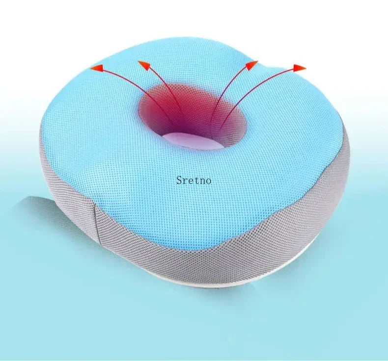 Latex Hemorrhoid Seat Cushion Thickened Office Beautiful Buttocks Pregnant Women Buttocks Pad Hollow Tailbone Protect Cushions