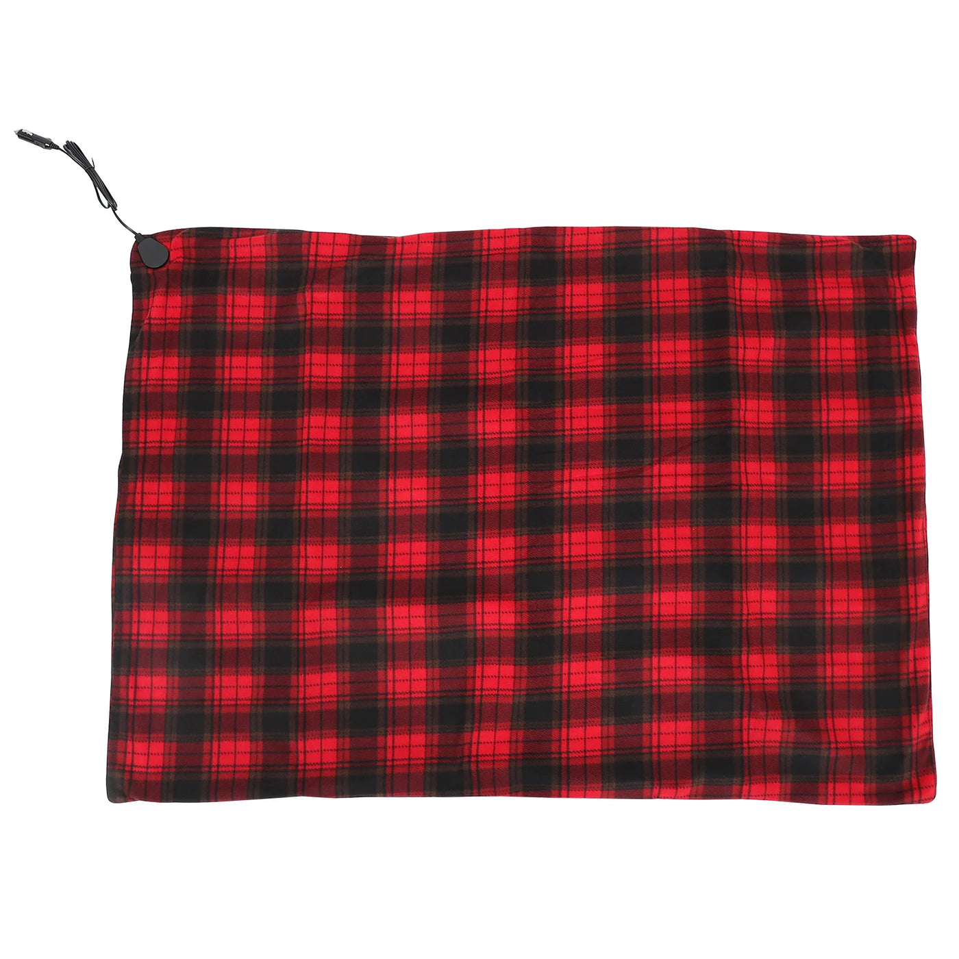 Car Heating Blanket 12V Electric Blanket with 65C Thermostat Automatic Temperature Control Heated Throw for Road Trips