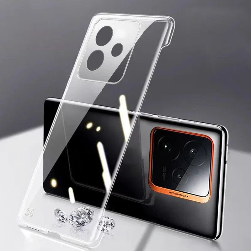 Frameless Slim Clear Hard Back Cover Case On For Realme GT 7 GT7 GT 7T GT7T 5G Coque Phone Cases