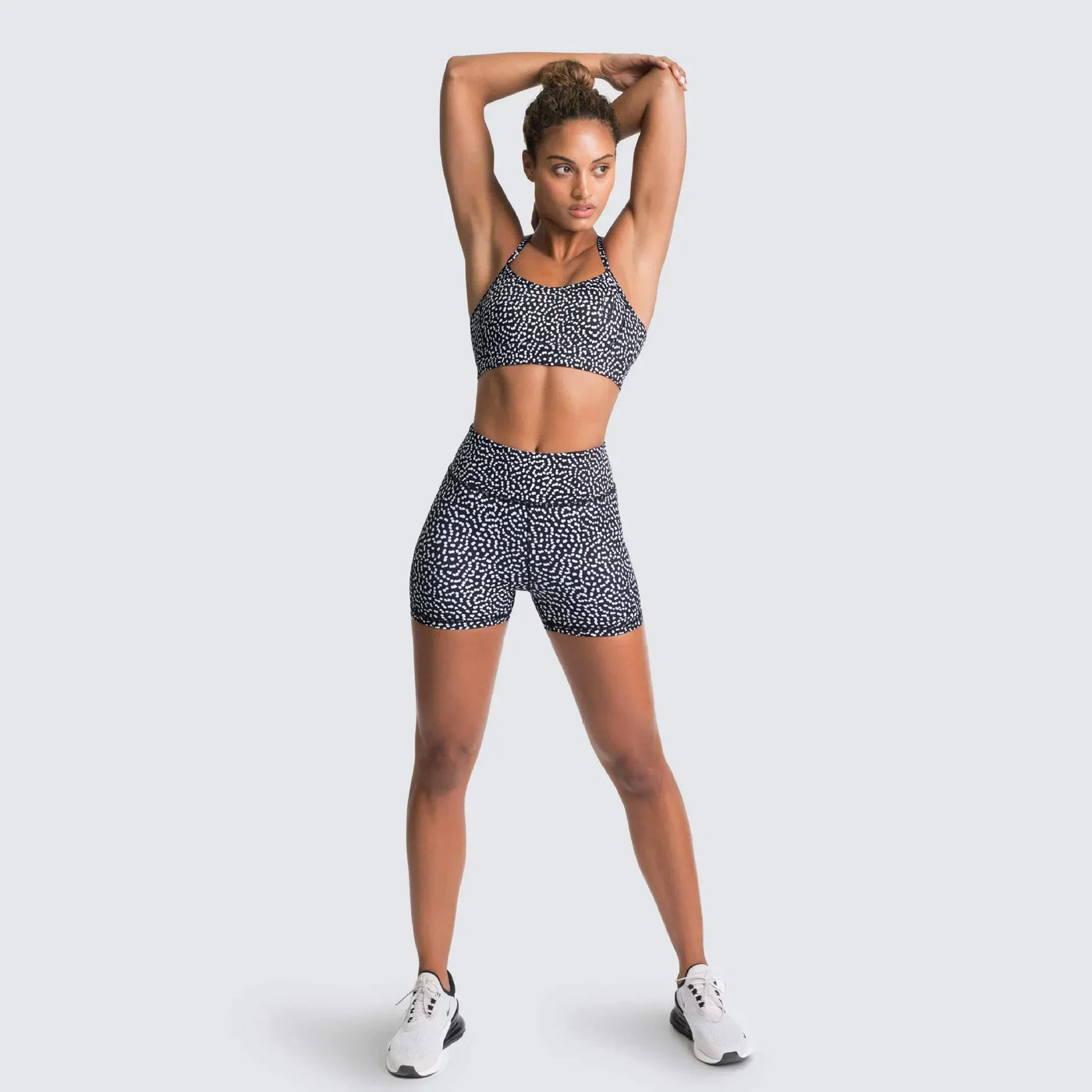 Yoga Running 2PCS Gym Set Workout Clothes for Women Seamless Fitness Sports Bra+Shorts Suit Female Sportswear Women Tracksuit