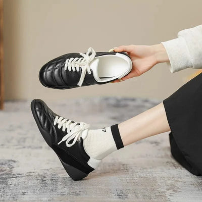 Women's Shoes Spring New Fashion Casual Shoes College Style Wide Toe Soft Comfortable Flat Shoes Outdoor Casual Sports Shoes