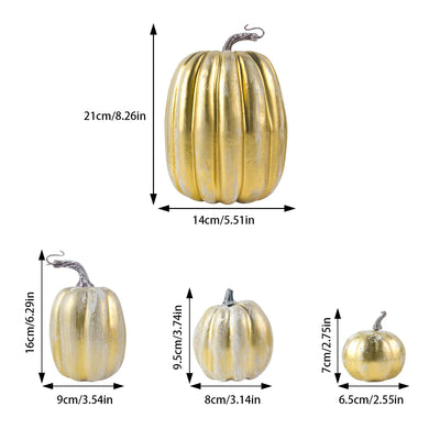 Thanksgiving Artificial Pumpkins Fall Decoration for Home Fake Simulation Pumpkin Harvest Farmhouse Halloween Table decor