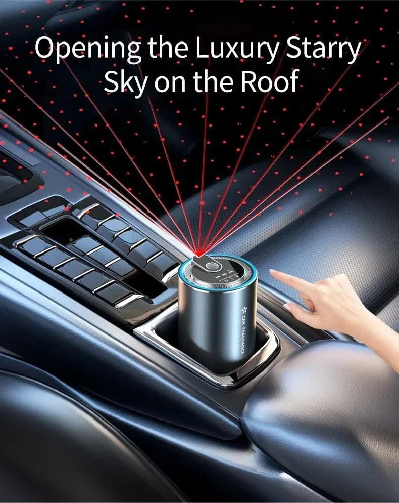 Car Perfume Air Freshener Essential Oil Fragrance Diffuser Smell Distributor USB Rechargeable Aromatherapy Scent Air Refresher