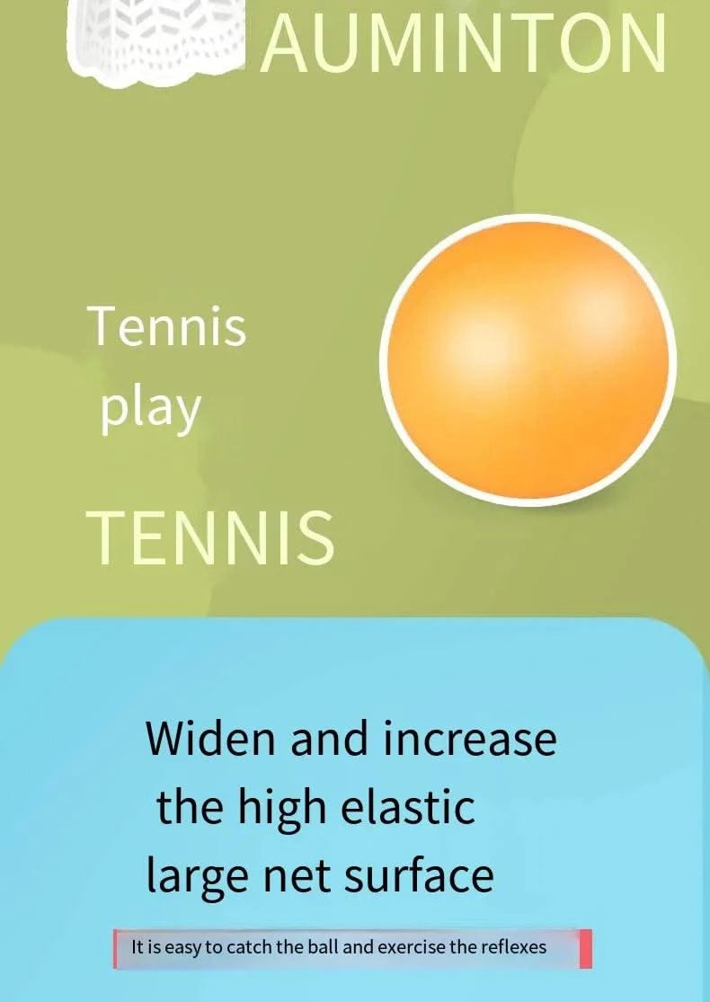 Children's badminton tennis racket exercise reaction ability beginners family outdoor beach tennis kindergarten baby parent-chil