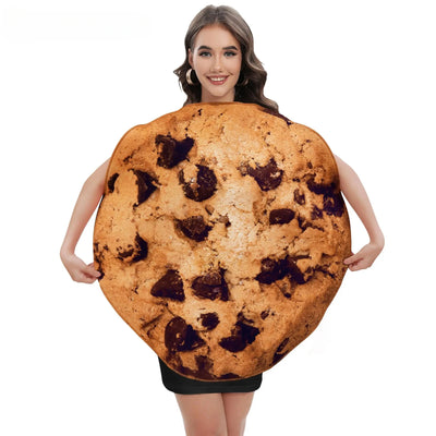 Cookie Cosplay Costume Adult Kid Halloween Suit Fancy Food Party Carnival Disguise Wear Holiday Outfit Stage Performance Costume