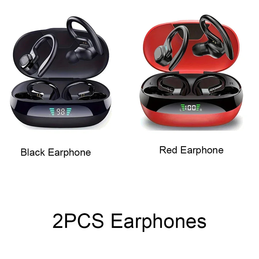 Original Wireless Earphones Ture Wireless Earbuds Ear Hook Sports HiFI Stereo Waterproof Headset With Mic TWS Headphone