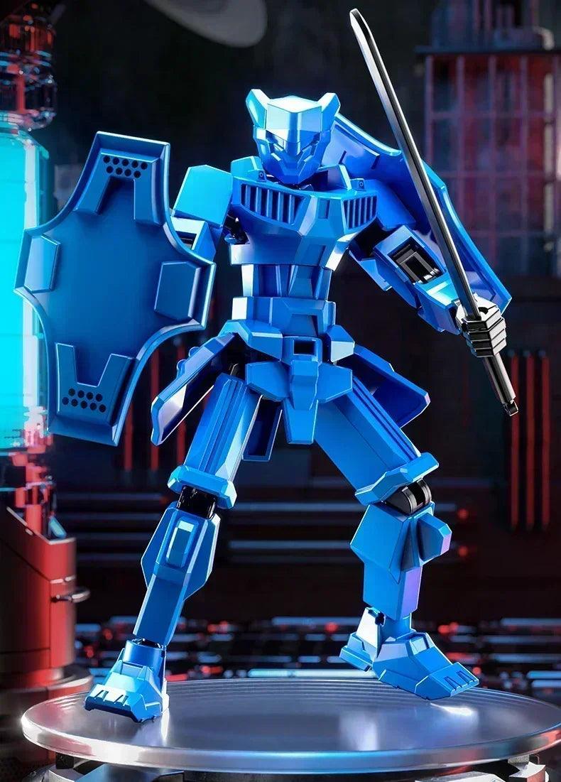 Multi-jointed movable shapeshift robot warrior 3d printed knight mannequin dummy toys kids adults parent-children games