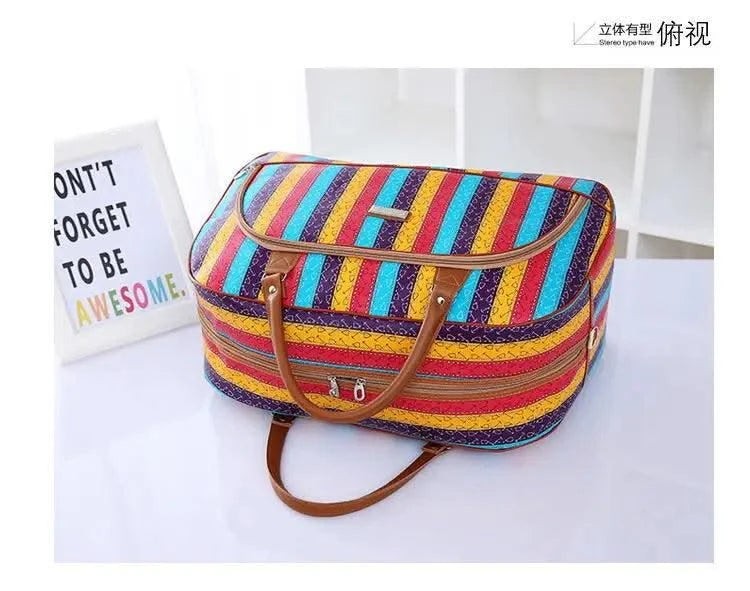 Fashion Cartoon Print Travel Bags for Women
