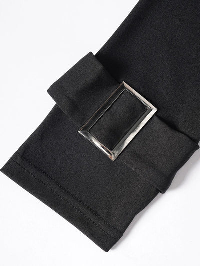 Women's Coats Punk Gothic Hooded Coat Plain Black Tops Trench