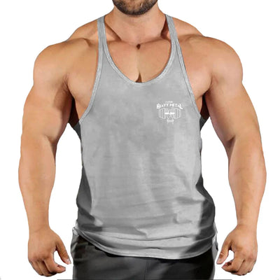 Fitness Clothing Bodybuilding Shirt Men Top for Fitness Sleeveless Sweatshirt Gym T-shirts Suspenders Man Men's Vest Stringer