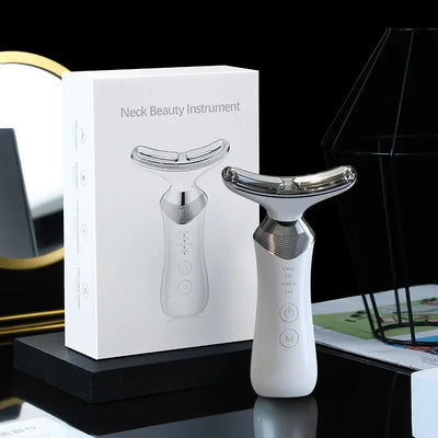 Neck EMS Photon Therapy Beauty Facial Lift Machine Facial Massager Firming Double Chin Anti Wrinkle Neck Lifting Beauty Device