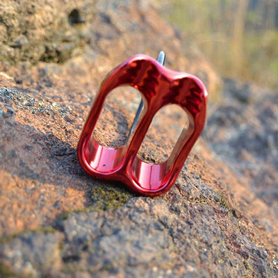 Rappel ATC Belay Device Descender Outdoor Camping Hiking Rock Climbing Equipment Travelling Easy Carrying Portable Parts