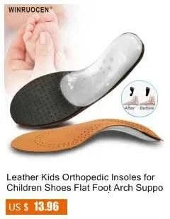 Kids Insole Arch Support | Flat Feet Sneaker for Children |Orthopaedic Insoles For Girl/boy Shoes | For Sports | Feet Care Inserts Pad