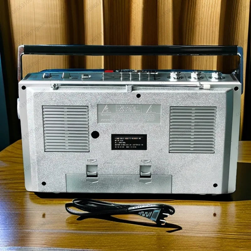 Retro stereo dual speaker radio Recorder Convenient tape drive Bluetooth USB TF card