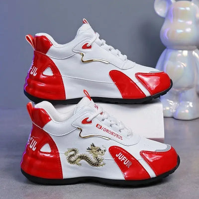 Women Designer Sneakers 2025 Summer Leather Waterproof Casual Sports Shoes Women Lightweight Breathable Non-slip Platform Shoes